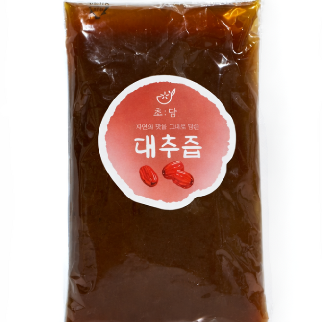 초담 100% 무설탕 수제 경산 대추즙 진한 대추차 원액, 1박스, 30개입, 100ml