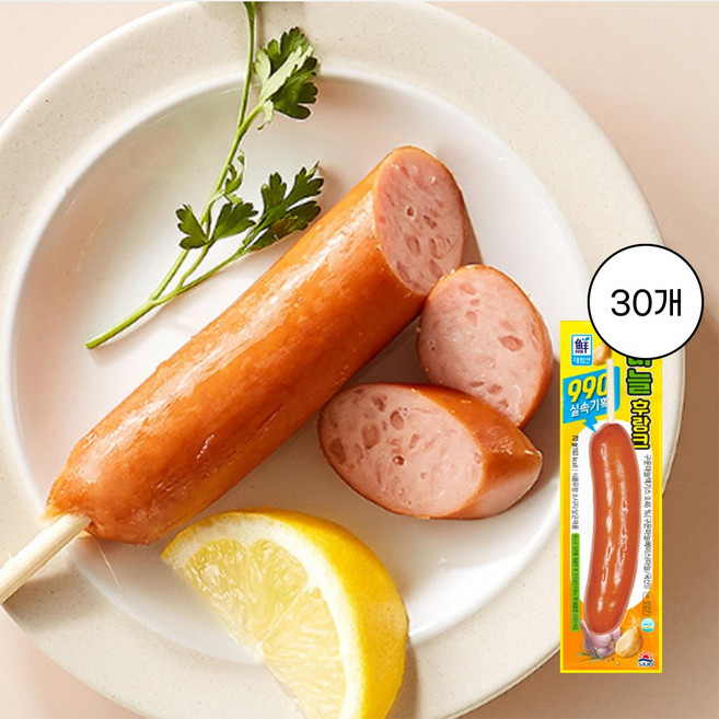 사조대림 990 마늘후랑크 70g vvx, 30개