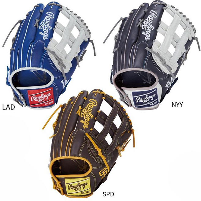 롤링스 하이퍼테크 MLB 야구 외야 글러브 12.75인치 GR5HTMY719, 1개, SPD