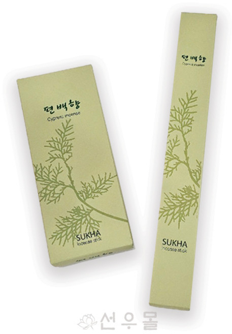 선우몰 편백향 장 단 수카향 SUKHA 아로마 선향 침향 센달우드 실내향, 1개, 60g