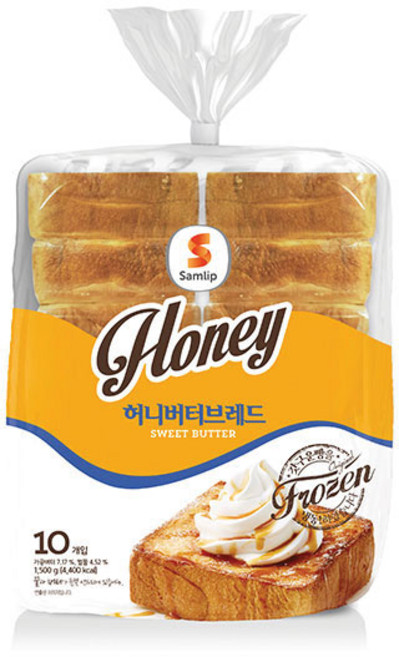 삼립 냉동 허니버터 브레드, 10개, 150g