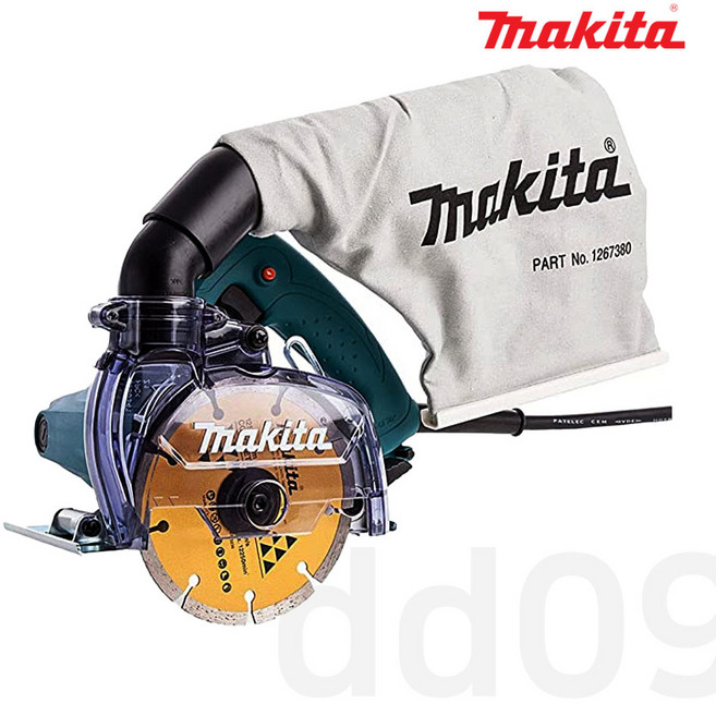 마끼다 4100KB 125mm(5인치)/1400W 마블 컷터 더스트백포함, 1개