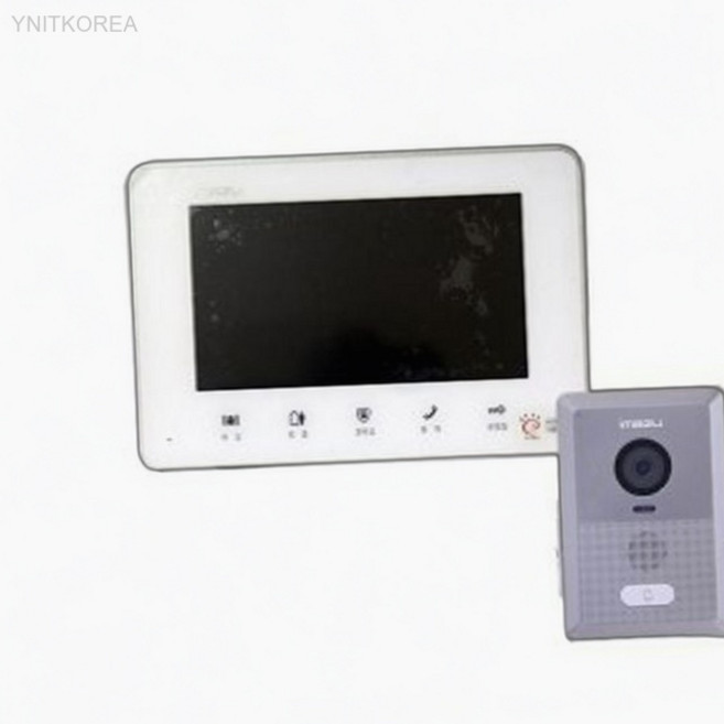 유니드잇 현대통신 이마주 비디오폰 매립판 세트 도어폰