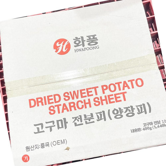 화풍 양장피 기계 400g 10개 중식재료