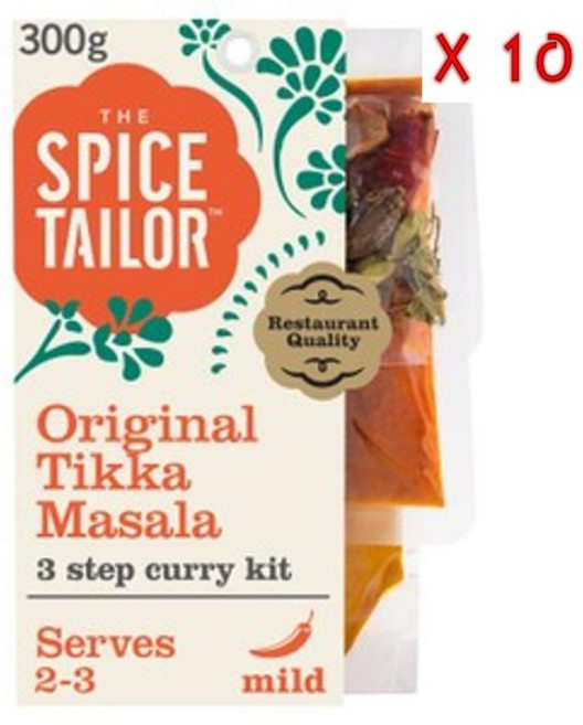 더 스파이스 테일러 티카 마살라 인디안 커리 소스 키트, 10개, 300g