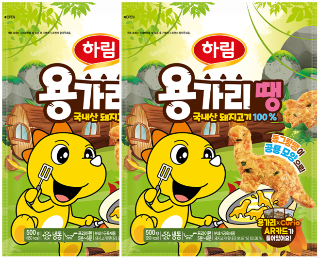하림 용가리 땡 500g 2봉