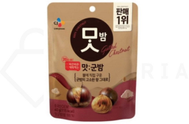 씨제이 맛군밤, 60g, 10개