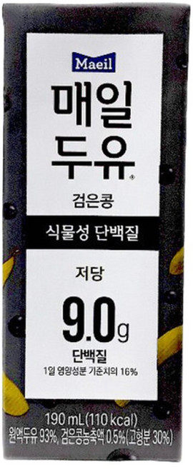 매일두유 검은콩 190mlx12팩x2곽, 24개, 190ml
