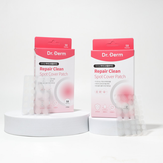닥터덤 스팟패치 여드름 상처 커버패치 택 1, 2개, 58개입