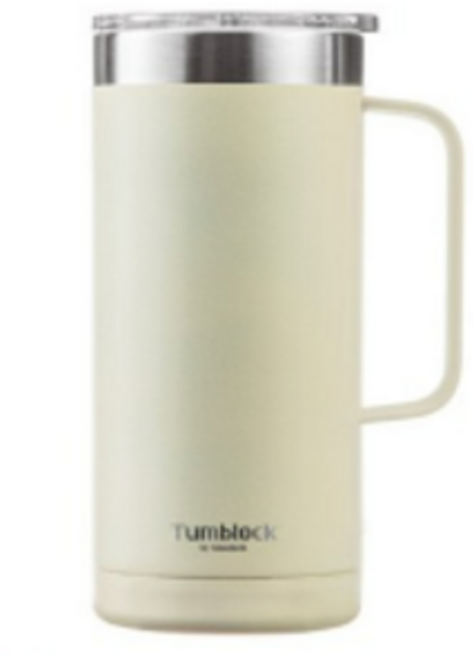 글라스락 텀블락 플레인 머그 텀블러 500ml, 아몬드밀크, 2개