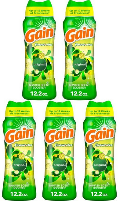 게인 파이어웍스 인워시 센트 부스터 비즈 오리지널 345g, 5개