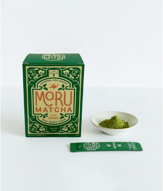 [모루농장] 모루말차 한포말차(3g ), 1개, 30개입, 3g