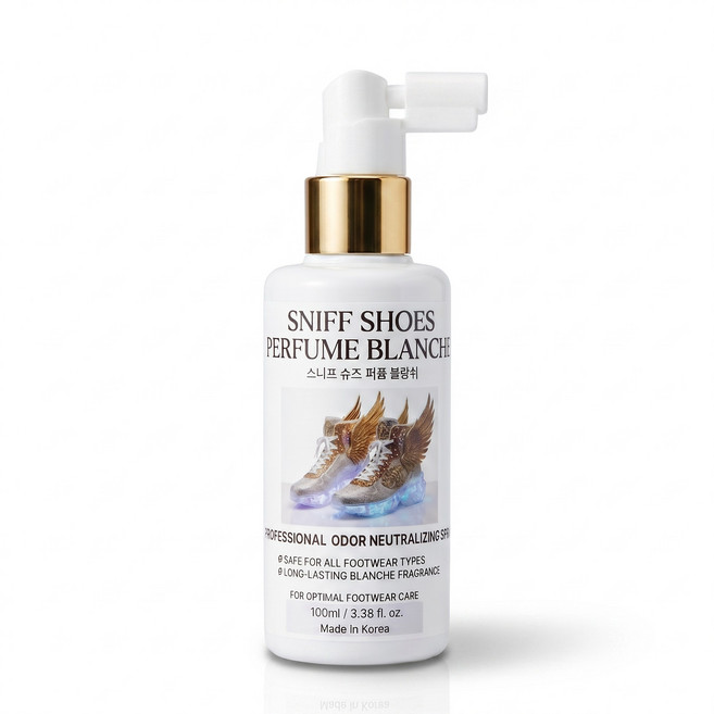 SNIFF 슈즈 퍼퓸 명품향기 신발 탈취제 남녀공용, 블랑쉬, 1개, 100ml