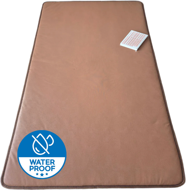 허리에좋은 요매트 바닥 토퍼 매트리스 1인용 손님용 매트, 황토(방수)