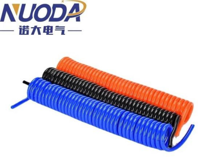 NUODA PU 용수철 나선형 파이프 폴리우레탄 공기 압축기 호스 공압 튜브 유연한 도구 커넥터 6m 9m 12m 10m, 17)8X5MM-9M - Black, 17) 8X5MM  -  9M - Black