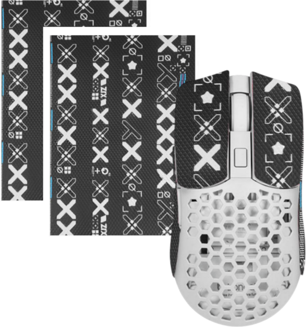 DIY 내 마음대로 재단 그립테이프 논슬립패치 기본 블랙 화이트 2개입 세트, 블랙(1+1)