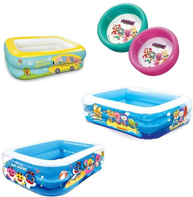 유아 풀장 핑크퐁 코코멜론 뽀로로 에어쿠션 풀, 뽀로로 에어쿠션 풀150, 1개