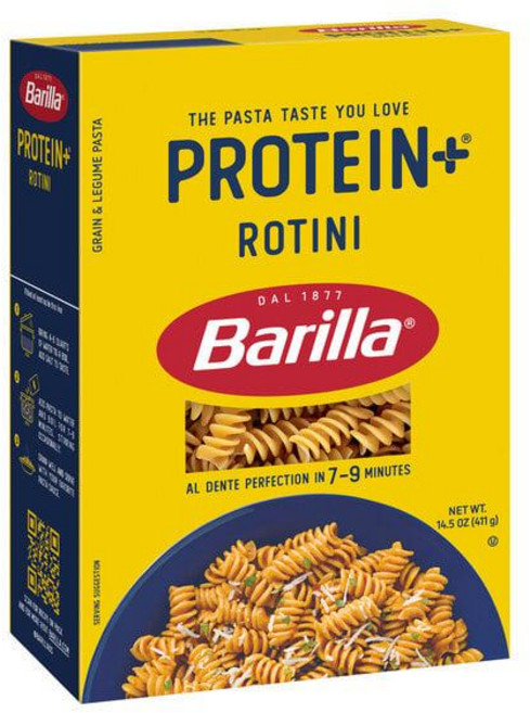 미국 바릴라 Barilla Protein+ Rotini Pasta 프로틴 + 로티니 파스타, 411g, 6개