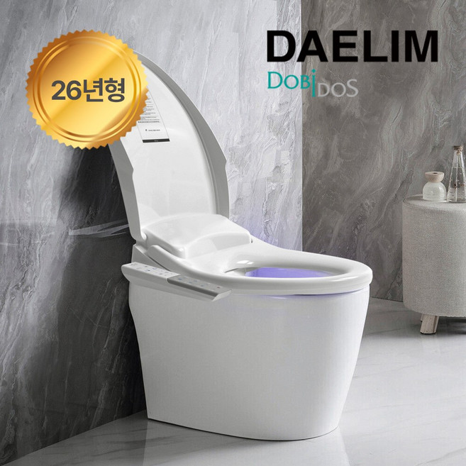 신제품출시 대림비데 자동살균 99.999% 도기살균 직수형 방수비데 IPX-7등급, DLB-1400, 고객직접설치