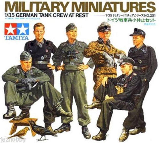 TM35201 1/35 GERMAN TANK CPEW AT REST, 1개