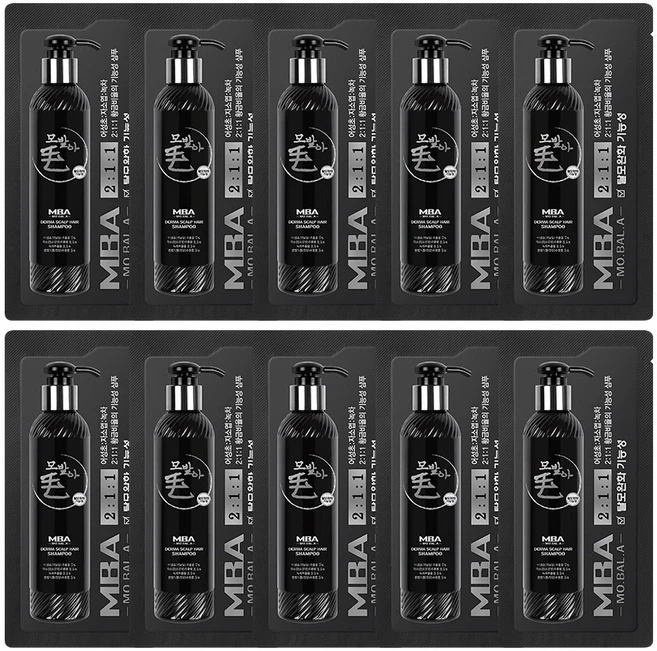 데이셀 모발아 탈모완화 기능성 샴푸 여행용 운동용 일회용 휴대용 어성초 자소엽 녹차 특허성분, 100개, 5ml - 쿠팡