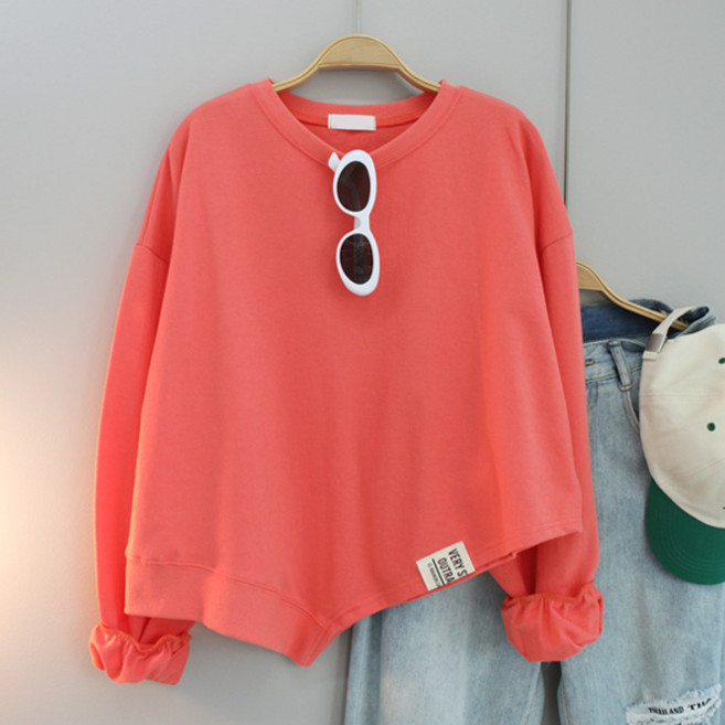 달콩 여성 빅사이즈 봄신상 로시언발오버핏맨투맨