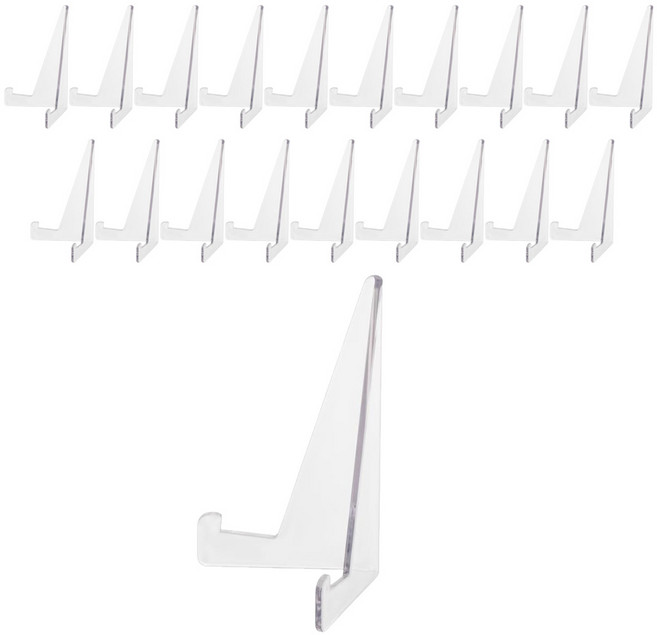 아크릴 다용도 삼각 거치대, 20개, 투명