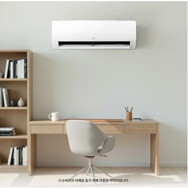 LG전자 휘센 벽걸이 에어컨 10평형 SQ10GJ1WAS 기본 설치 포함, 일반 배관형