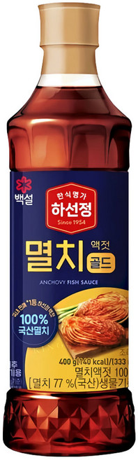 하선정 멸치 액젓, 400g, 6개