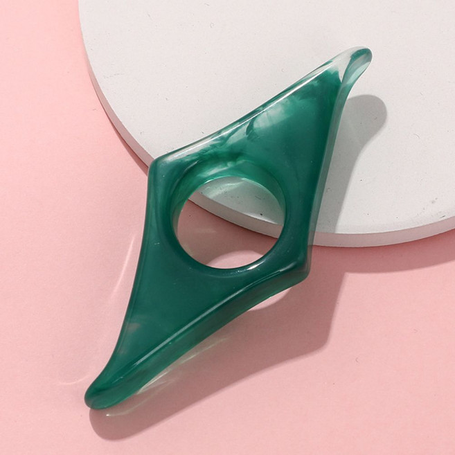 [밍크] 손가락 홀더 독서링, 1개, 에메랄드 스톰