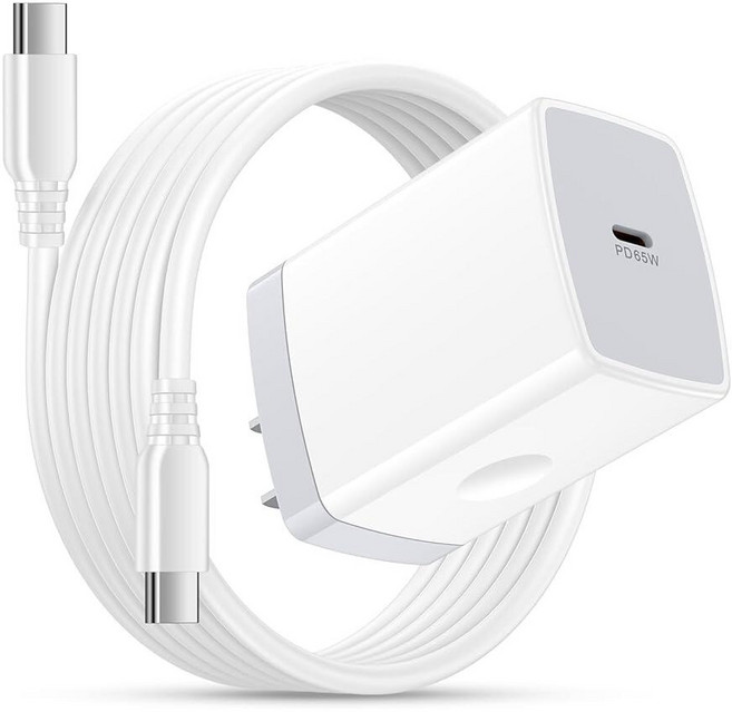 삼성 65W USB C 고속 충전 블록 타입 벽 플러그 전원 어댑터 1.8m(6피트) 안드로이드 폰 충전기 케이블 갤럭시 S26 울트라/S26/S26+/S25 FE/S24/S2