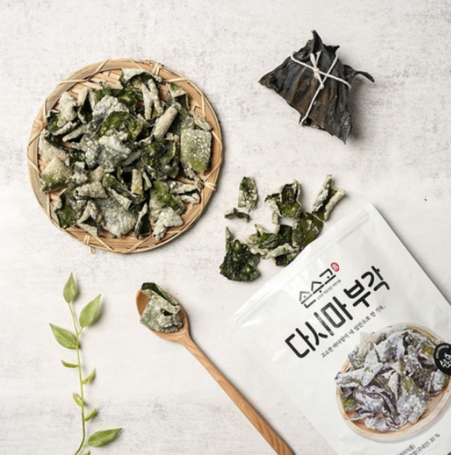 손수식품 손수고 다시마 부각, 6개, 60g