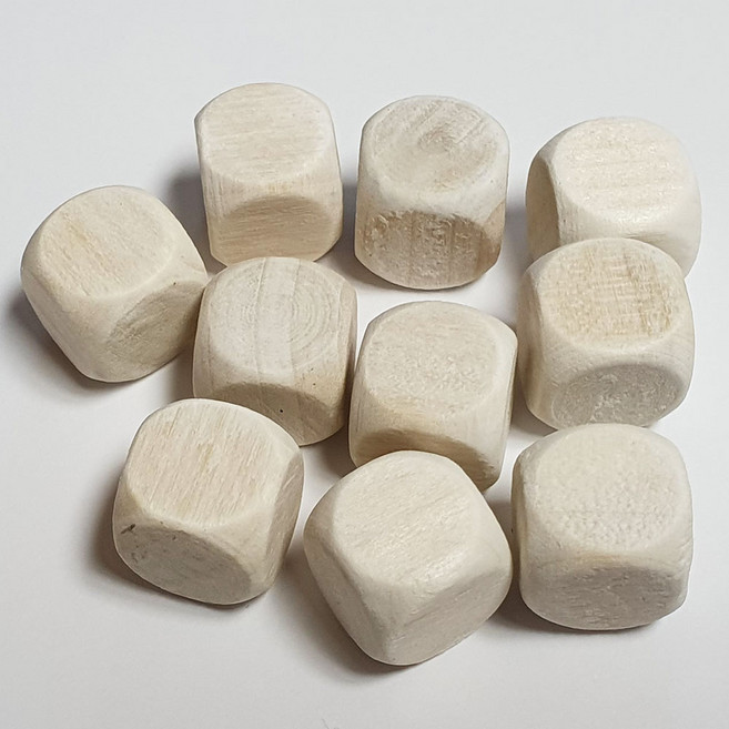 나무공기알 100개 / 공기놀이 공예 만들기재료 어린이 유아미술재료 학습준비물, 1세트