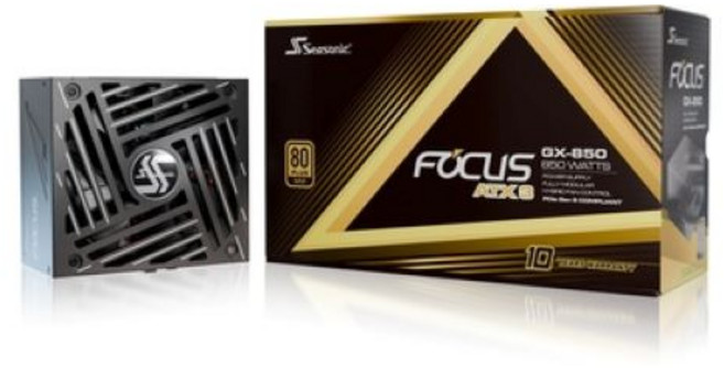 [시소닉] NEW FOCUS V4 GOLD 풀모듈러 ATX3.1 GX-850 [850W/블랙], 블랙