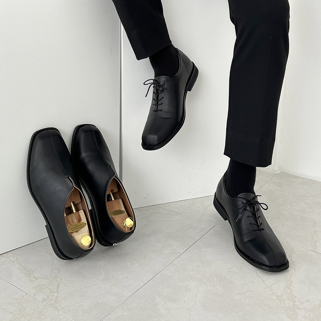 센시노 스퀘어토 라인 더비슈즈 페니로퍼 정장 구두