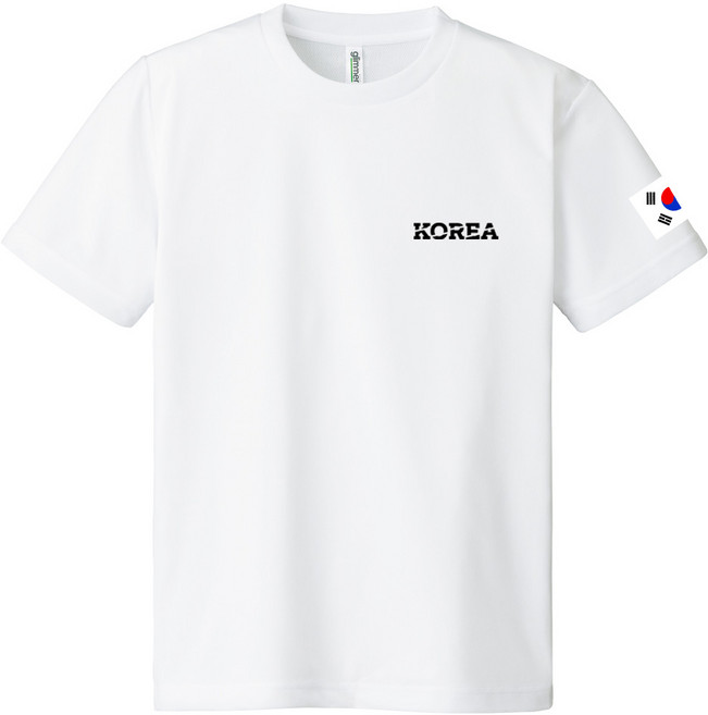 5위 - 스몰 KOREA 코리아 로고 남성 쿨론 기능성 반팔 티셔츠 빅사이즈
