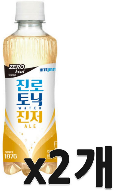 진로 토닉워터진저에일, 300ml, 2개