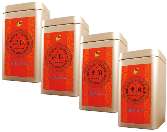 龍源茶品 凍頂琥珀烏龍茶葉, 150g, 1套, 4個裝