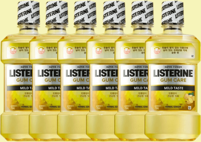 리스테린 검케어 마일드 250mL x6개 잇몸케어