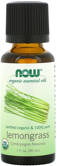 NOW Foods 유기농 에센셜 오일 레몬그라스 30ml(1fl oz), NOWFoods유기농에센셜오일레몬그라스30ml1floz, 1개, 30ml - 쿠팡