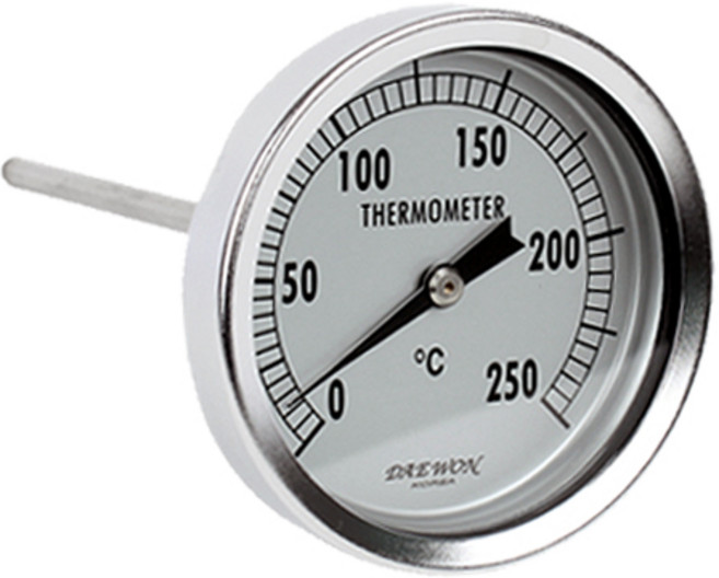 아쿠바 바이메탈 온도계(일반형) CS-150L, 1개