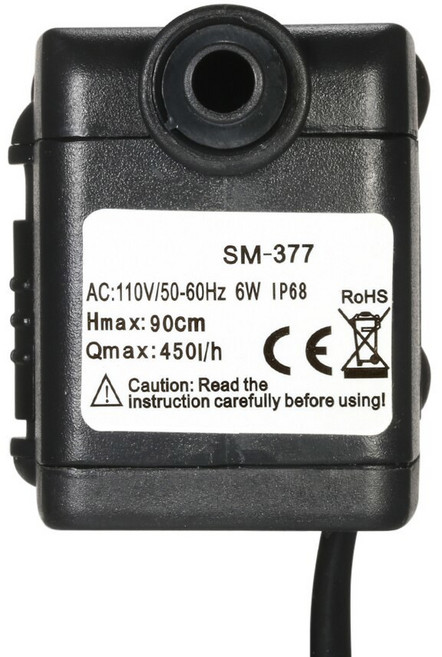 수족관 분수 연못 펌프용 수중 워터 펌프 물고기 탱크 정원 미니 폼프 110-240V 4W 600L/H 8W, 6W, US Plug 110V, 1개