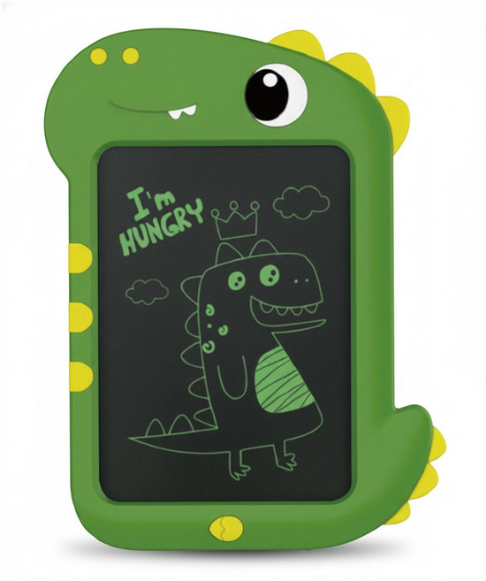 유치부 우리아이 선물 캐릭터 전자노트 드로잉 패드, 공룡패드 그린