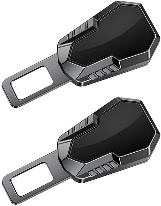 어반카 프리미엄 연장 안전벨트 클립, 블랙, 2개