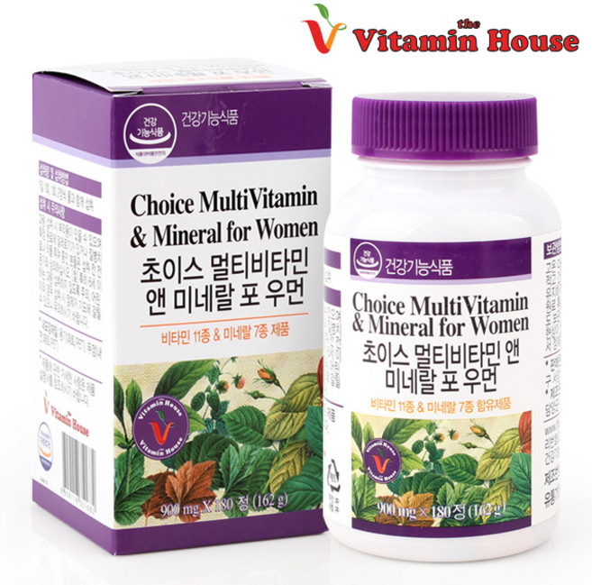 비타민하우스 초이스 멀티비타민앤미네랄 포 멘 900mg 180정 남성용비타민, 1개