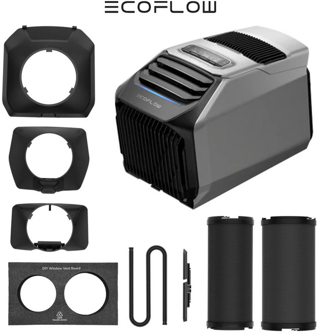 에코플로우 이동식에어컨 웨이브2 휴대용 냉난방기 유무선 겸용, 가지고 다닐 수 있는, 웨이브2 유선사용