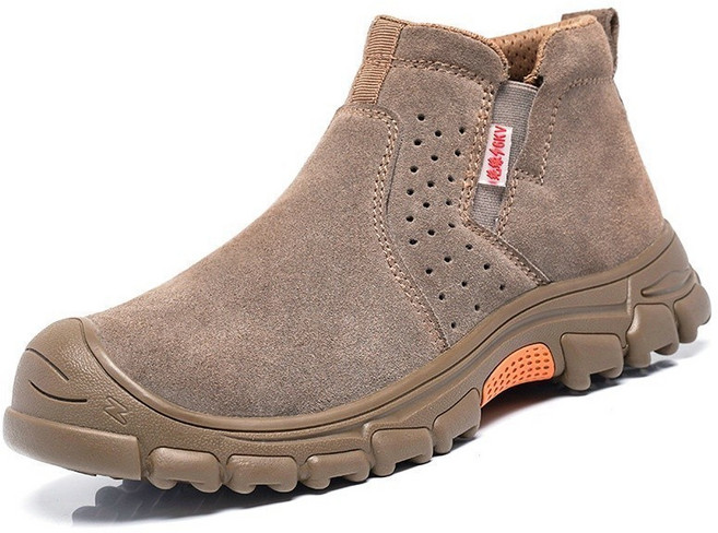 焊工專用防燙高筒安全鞋 (絕緣鋼頭)