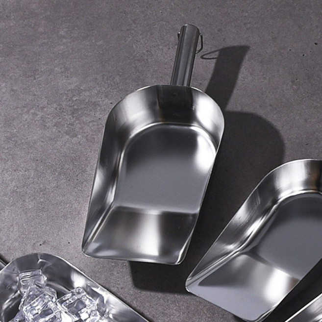 스텐 사각 아이스 스쿱 왕대 업소용 그릭요거트 숟가락 가정용 베이킹, 1개