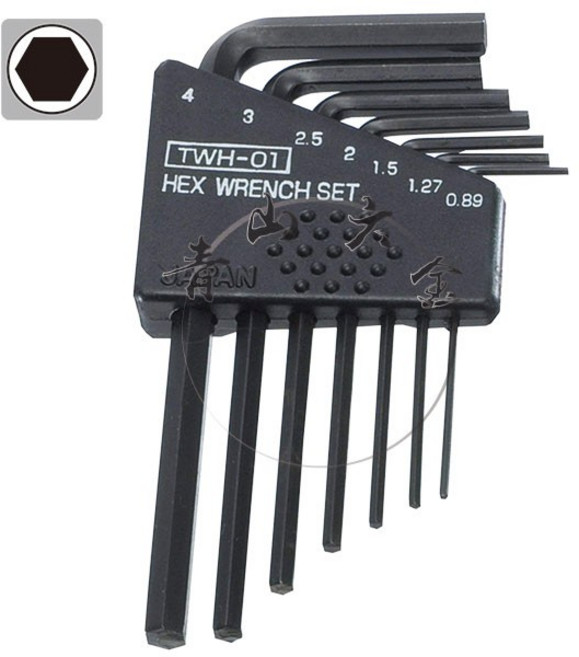 Engineer TWH-01 六角扳手組 7支裝 公制英制精密, 1個