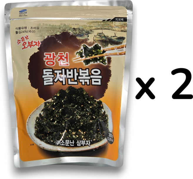 소문난 오부자 광천돌자반볶음 묶음판매